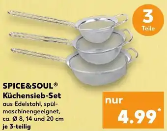 Kaufland Spice & Soul Küchensieb Set 3-teilig Angebot