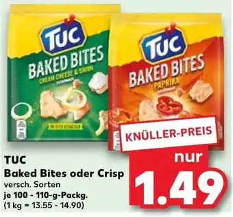 Kaufland TUC Baked Bites oder Crisp 100-110 g Packg. Angebot