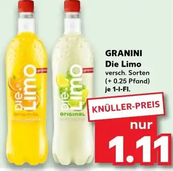 Kaufland Granini Die Limo 1 L-Fl. Angebot