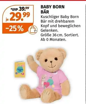 Müller Baby Born Bar Angebot