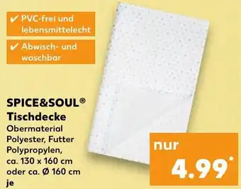 Kaufland Spice & Soul Tischdecke Angebot