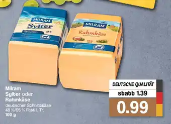 Famila Nord West Milram Sylter oder Rahmkäse 100g Angebot