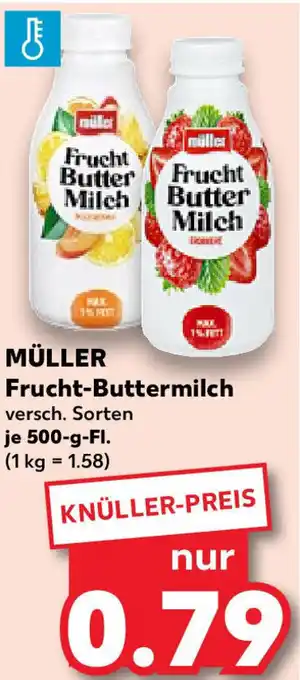 Kaufland Müller Frucht Buttermilch 500 g Fl. Angebot