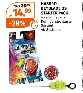 Müller Hasbro Beyblade QS Starter Pack Angebot