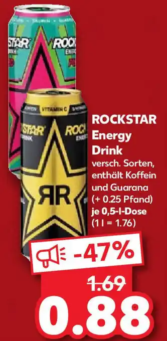 Kaufland Rockstar Energy Drink 0,5 L Dose Angebot