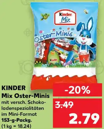 Kaufland Kinder Mix Oster Minis 153 g Packg. Angebot