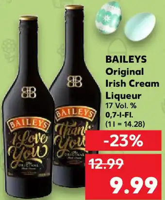 Kaufland Baileys Original Irish Cream Liqueur 0,7 L Fl. Angebot