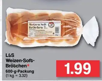 Famila Nord West L&S Weizen Soft Brötchen 600g Angebot