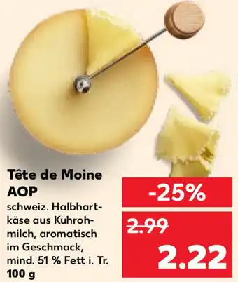 Kaufland Tête de Moine AOP 100 g Angebot