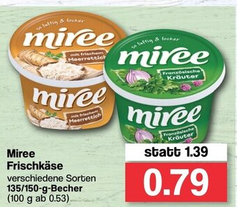 Famila Nord West Miree Frischkäse 135/150 g Becher Angebot