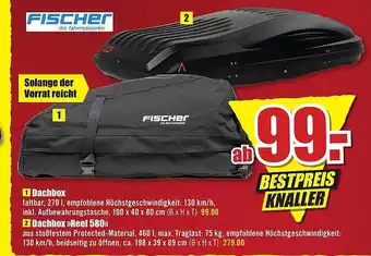 B1 Discount Baumarkt Dachbox oder „reef 580“ fischer Angebot