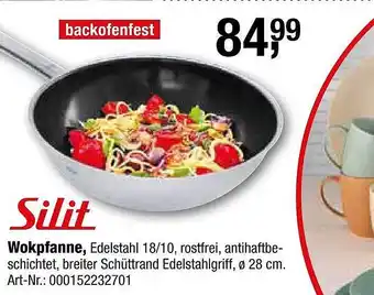 Opti Wohnwelt Silit wokpfanne Angebot