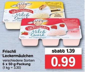 Famila Nord West Frischli Leckermäulchen  6x50g Angebot