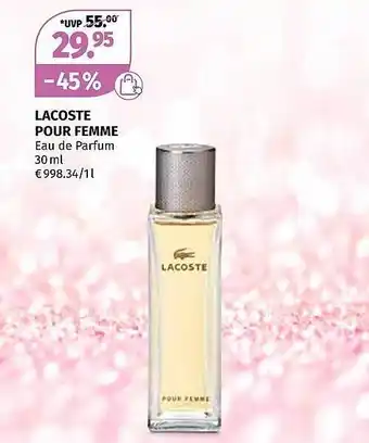 Müller Lacoste pour femme eau de parfum Angebot