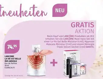 Müller Lancôme la vie est belle iris absolu Angebot