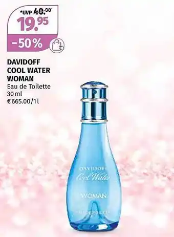 Müller Davidoff cool water woman eau de toilette Angebot