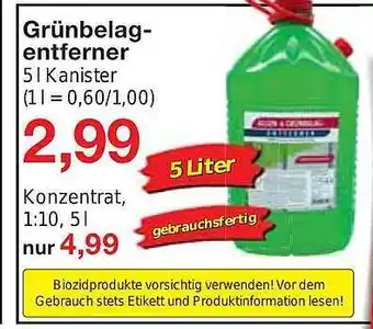 Jawoll Grünbelagentferner Angebot