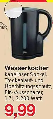 Jawoll Wasserkocher Angebot