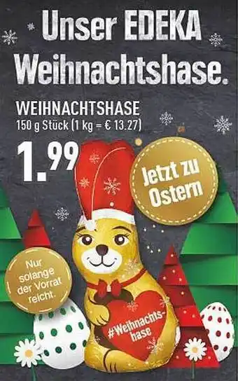 Marktkauf Weihnachtshase Angebot