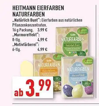 Marktkauf Heitmann eierfarben naturfarben „natürlich bunt“ Angebot