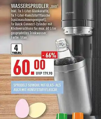 Marktkauf Sodastream wassersprudler „duo“ Angebot