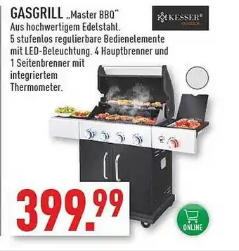 Marktkauf Kesser gasgrill „master bbq“ Angebot