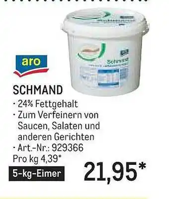 METRO Aro schmand Angebot