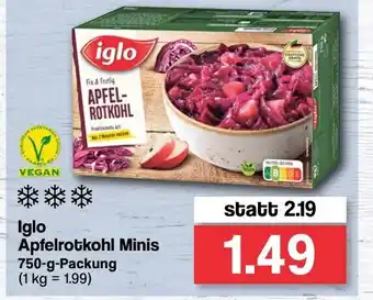 Famila Nord West Iglo Apfelrotkohl Minis 750g Angebot