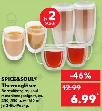 Kaufland Spice & Soul Thermogläser je 2 St. Packg. Angebot