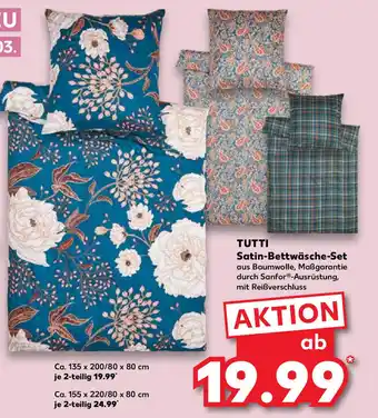 Kaufland Tutti Satin Bettwäsche Set Angebot