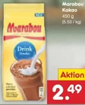 Netto Marken-Discount Marabou Kakao 450 g Angebot