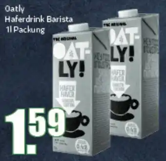 Ihr Frischmarkt Oatly Haferdrink Barista 1 L Packung Angebot