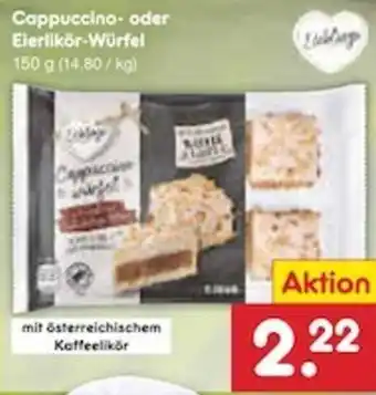 Netto Marken-Discount Lieblings Cappuccino oder Eierlikör Würfel 150 g Angebot