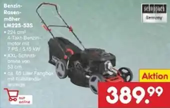 Netto Marken-Discount Scheppach Benzin Rasenmäher LM225-53S Angebot