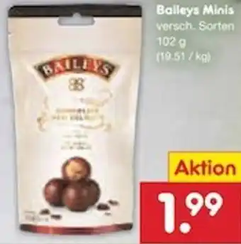 Netto Marken-Discount Baileys Minis 102 g Angebot