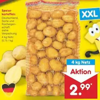 Netto Marken-Discount Speisekartoffeln 4 kg Netz Angebot