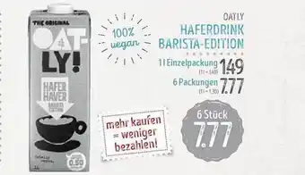 Edeka Struve Oatly haferdrink barista-edition Angebot