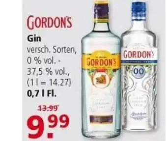 Multi Markt Gordon's gin Angebot