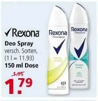 Multi Markt Rexona deo spray Angebot