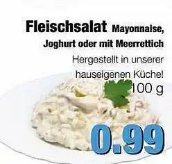 Edeka Scherer Fleischsalat mayonnaise, joghurt oder mit meerrettich Angebot