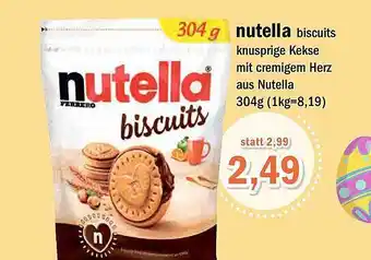 Aktiv Irma Nutella biscuits Angebot