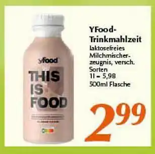 inkoop Yfood-trinkmahlzeit Angebot