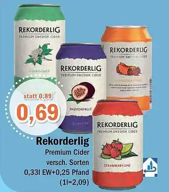 Aktiv Irma Rekorderlig premium cider Angebot