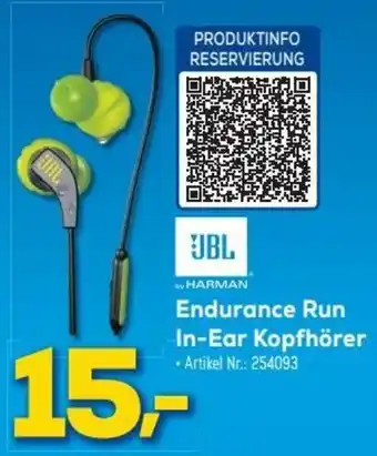 Euronics JBL Endurance Run In Ear Kopfhörer Angebot