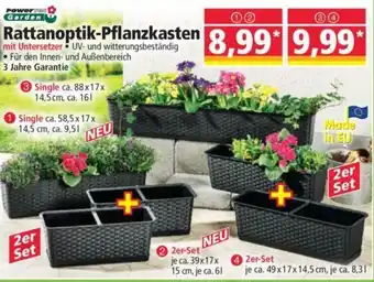 Norma Powertec Garden Rattanoptik Pflanzkasten Angebot