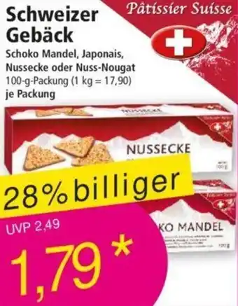 Norma Pâtissier Suisse Schweizer Gebäck 100 g Packung Angebot