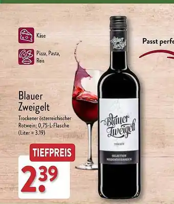 Aldi Nord Blauer zweigelt Angebot