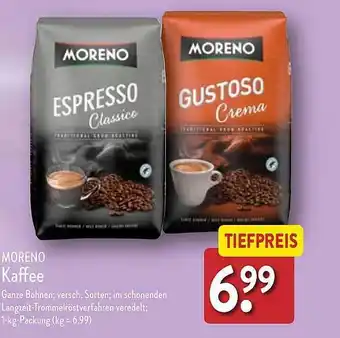 Aldi Nord Moreno kaffee Angebot
