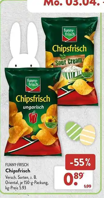 Aldi Süd Funny-frisch chipsfrisch Angebot