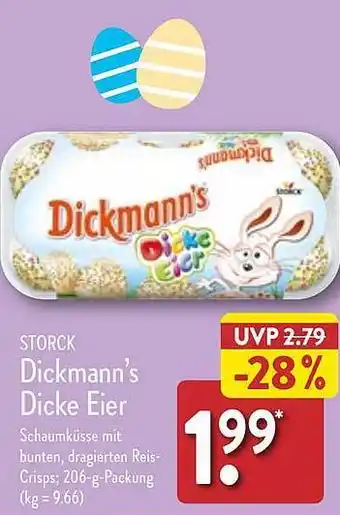 Aldi Nord Storck dickmann's dicke eier Angebot